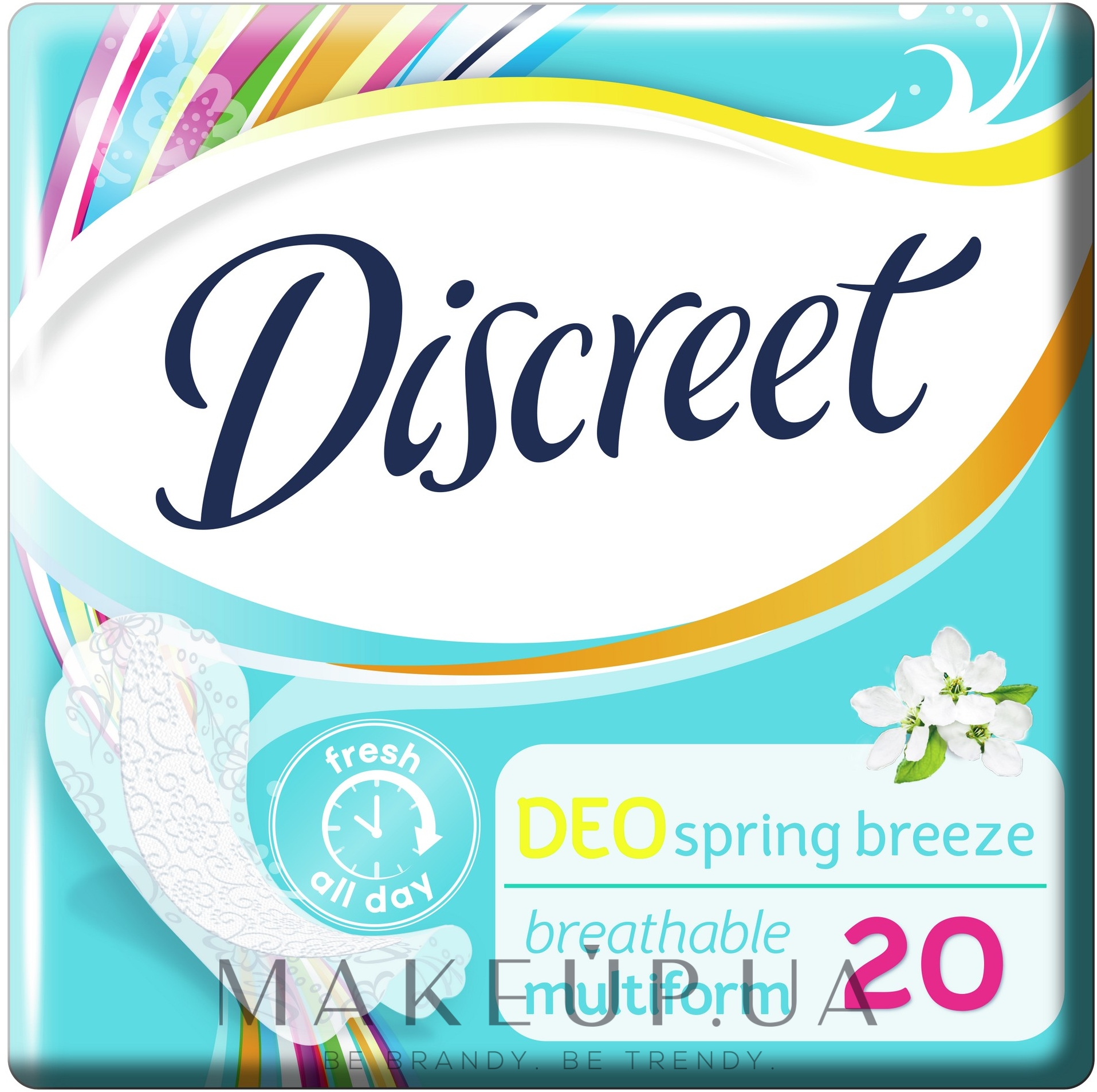Ежедневные гигиенические прокладки Deo Spring Breeze, 20 шт - Discreet — фото 20шт