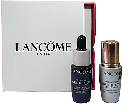 Духи, Парфюмерия, косметика Набор - Lancome New Advanced Genifique Yeux Light Pearl Set (serum/7ml + eye/serum/5ml)