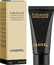 Парфумерія, косметика Відновлювальна нічна сироватка - Chanel Sublimage L'Extrait De Nuit Regenerating and Restoring Night Concentrate (пробник)