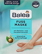 Парфумерія, косметика Маска для ніг - Balea Babassu & Macadamia