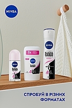 Антиперспірант кульковий "Чорне та біле. Невидимий" - NIVEA Invisible Black & White Original — фото N6