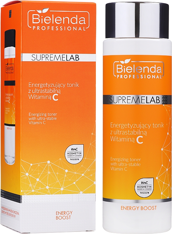 Энергетический тоник с ультрастабильным витамином С - Bielenda Professional SupremeLab Energy Boost  — фото N2