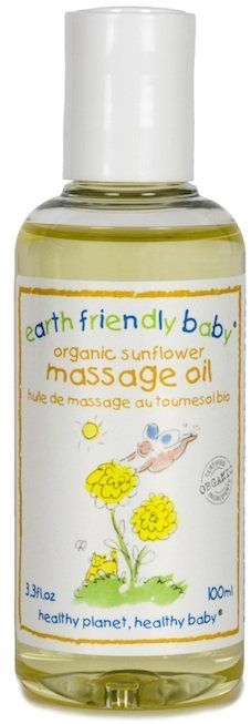 Масло массажное с подсолнухом - Earth Friendly Baby Organic Gold Massage Oil