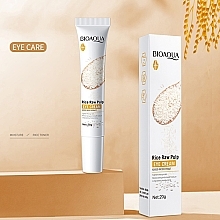 Крем для шкіри навколо очей з екстрактом білого рису - Bioaqua Rice Raw Pulp Eye Cream — фото N2