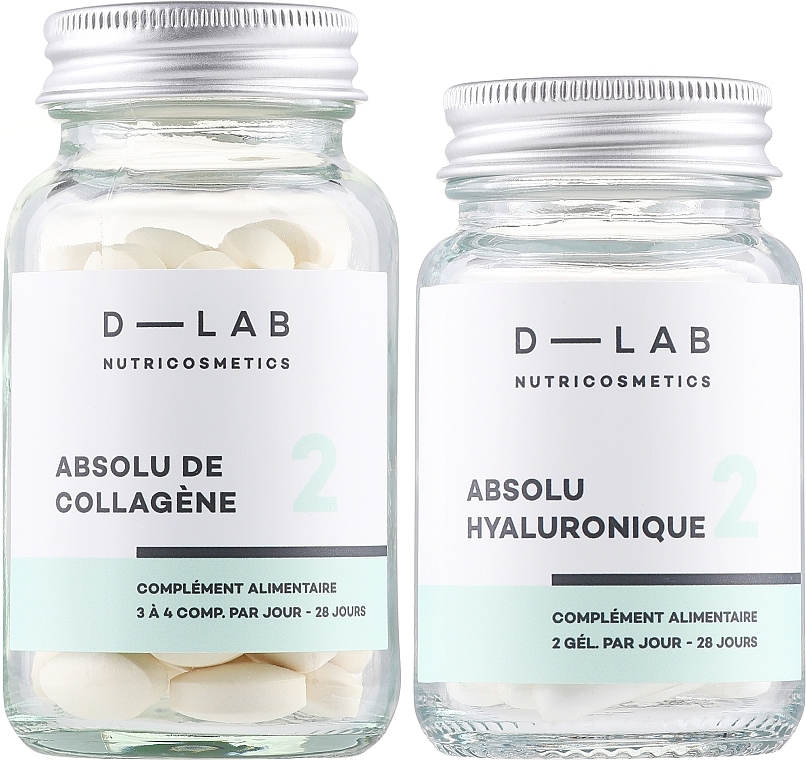 Набір - D-Lab Nutricosmetics Pure-Nutrition Duo 1 Month (caps28pcs + caps/84pcs) — фото N2