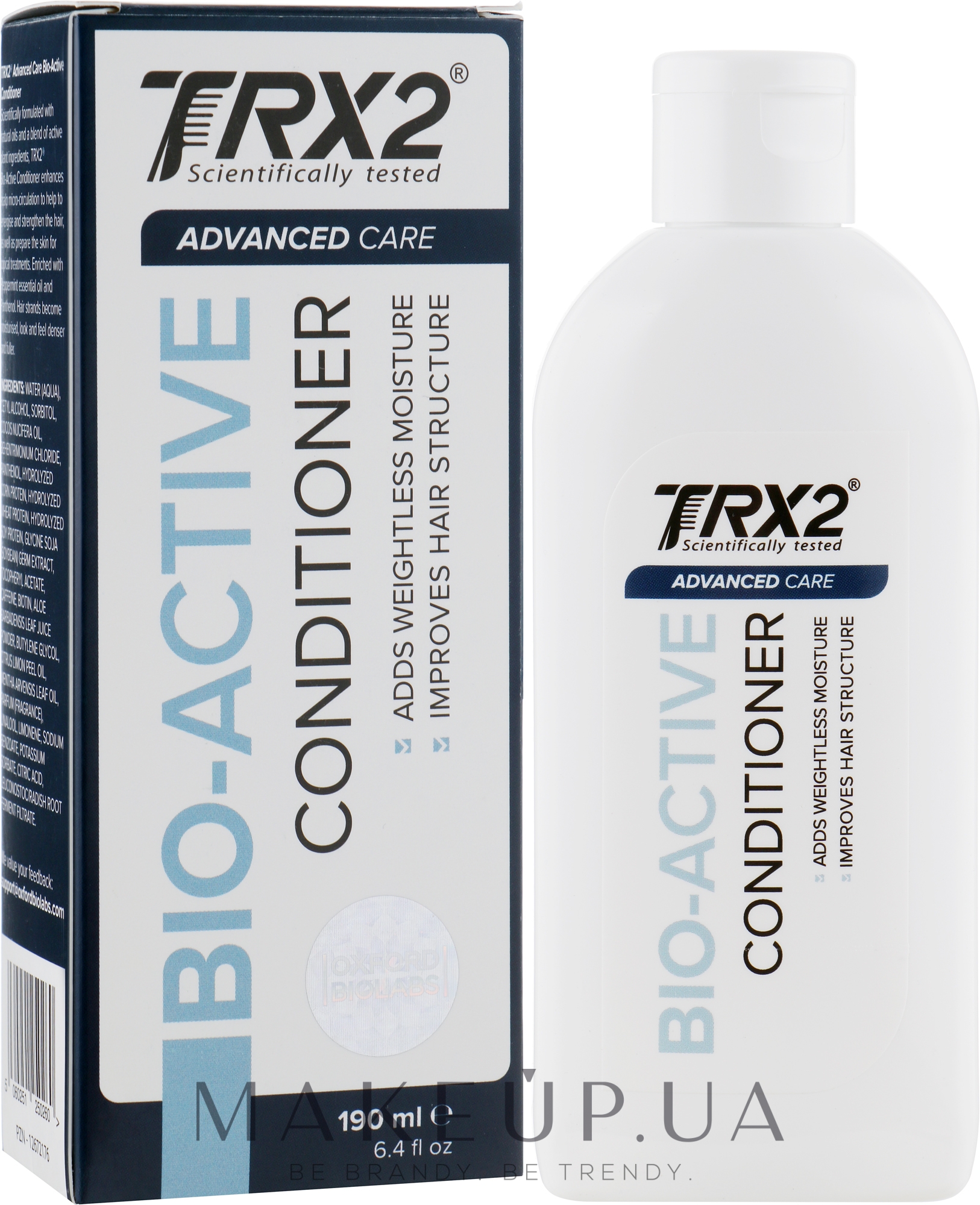 Биоактивный кондиционер для волос - Oxford Biolabs TRX2 Advanced Care — фото 190ml