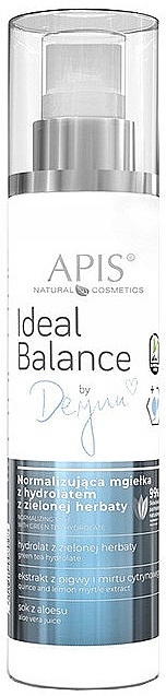 Нормалізувальний спрей з гідролатом зеленого чаю для обличчя - APIS Professional Ideal Balance By Deynn Normalizing Spray With A Hydrolate — фото N1