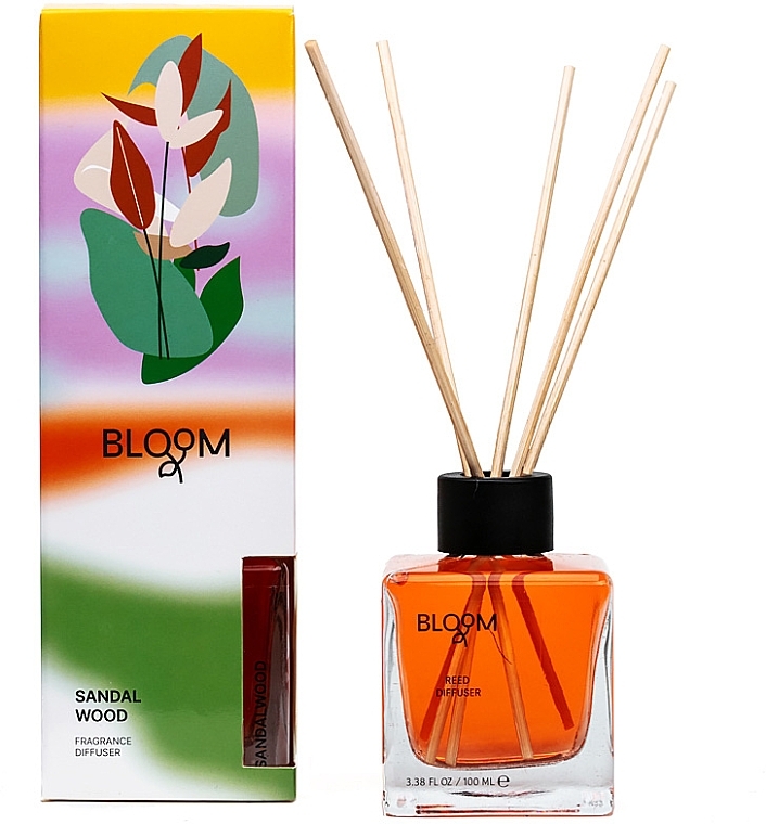Aroma Bloom Reed Diffuser Sandal Wood - Аромадифузор — фото N1