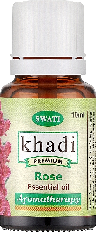 Чиста ефірна олія "Троянда" - Khadi Swati Premium Pure 100% Essential Oil Rose — фото N1