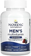 Парфумерія, косметика Мультивітаміни для чоловіків, жувальні мармеладки зі смаком ягід - Nordic Naturals Men's Multivitamin Gummies Mixed Berry