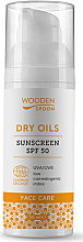 Духи, Парфюмерия, косметика Солнцезащитный лосьон - Wooden Spoon Dry Oils Sunscreen SPF 50