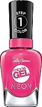 Парфумерія, косметика Лак для нігтів - Sally Hansen Miracle Gel Neon Step 1 Nail Polish