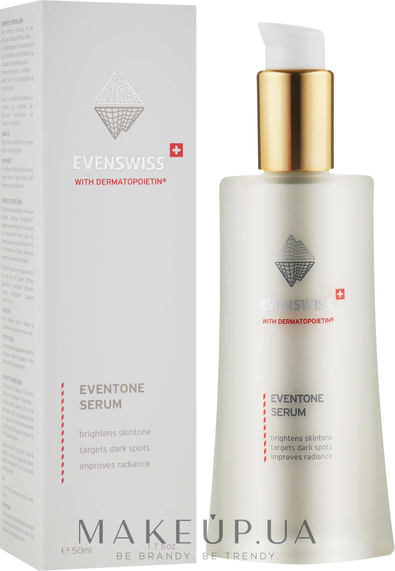 Сыворотка выравнивающая тон кожи - Evenswiss Eventone Serum — фото 50ml