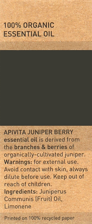 Ефірне масло - Apivita Aromatherapy Organic Juniper Oil — фото N3