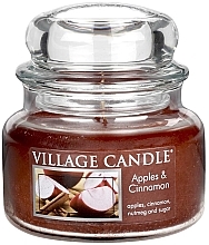 Парфумерія, косметика Ароматична свічка - Village Candle Apple & Cinnamon
