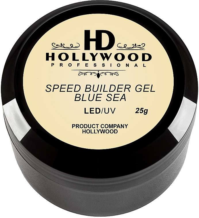 Конструирующий гель для ногтей - HD Hollywood Speed Builder Gel Blu Sea  — фото N1