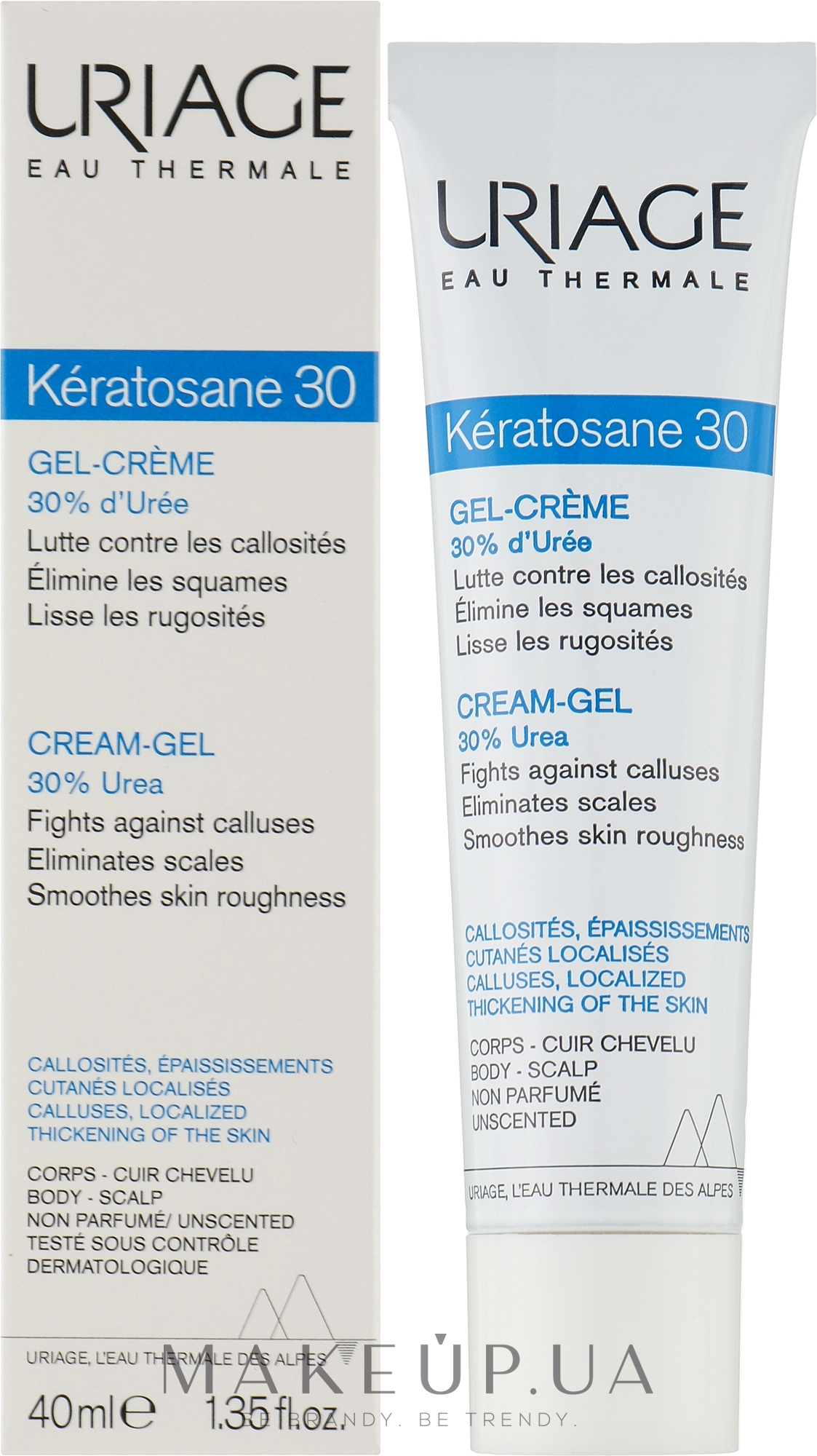 Гель-крем для тіла - Uriage Keratosane 30 Gel-Cream — фото 40ml