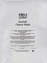 Духи, Парфюмерия, косметика Флисовая маска с экстрактом баобаба - Rosa Graf Baobab Fleece Mask