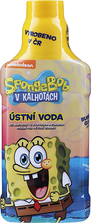 Ополаскиватель для полости рта - VitalCare Sponge Bob Mouthwash for Children — фото N1