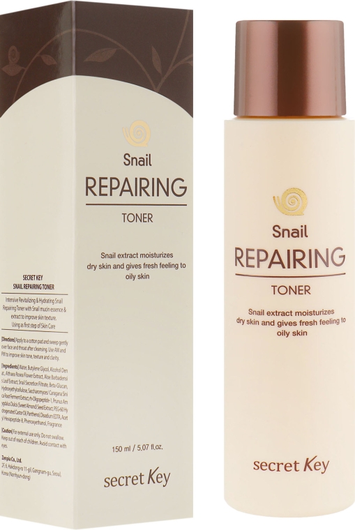 Тонер для лица - Secret Key Snail + EGF Repairing Toner — фото N1