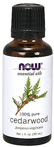 Ефірна олія кедра - Now Foods Essential Oils 100% Pure Cedarwood — фото N1