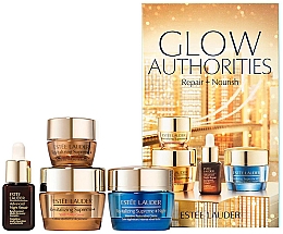 Парфумерія, косметика Набір - Estee Lauder Glow Authorities (ser/7ml + cr/2x15ml + balm/5ml)