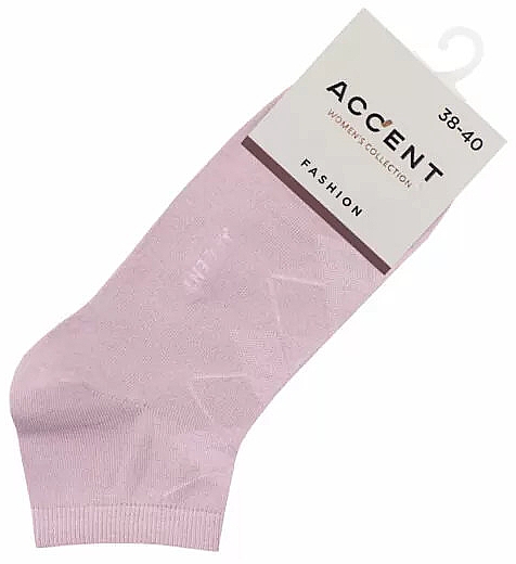 Носки женские, короткие, 0903, розовые - Акцент — фото N3