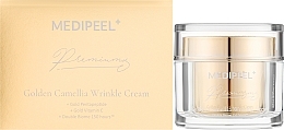 Антивіковий крем для обличчя з екстрактом золота і камелії - MEDIPEEL Peptide 9 Premium Gold Camellia Wrinkle Cream — фото N2