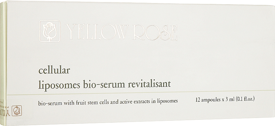 Біосироватка з ліпосомами - Yellow Rose Cellular Liposomes Bio-Serum Revitalisant Ampoules — фото N1