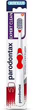 Зубна щітка "Експерт чистоти", екстрам'яка, червона - Parodontax — фото N1
