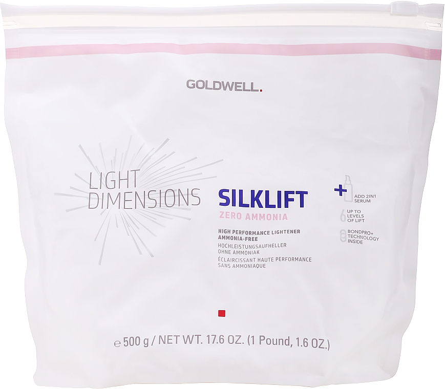 Освітлювальний порошок для волосся - Goldwell Light Dimensions SilkLift Zero Ammonia — фото N2