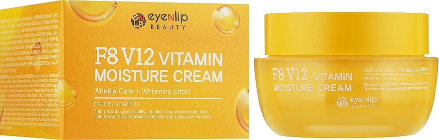 Крем для лица витаминный увлажняющий - Eyenlip F8 V12 Vitamin Moisture Cream — фото N2