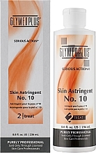 В'яжучий засіб №10 з 10% саліциловою кислотою - GlyMed Plus Skin Astringent №10 — фото N2