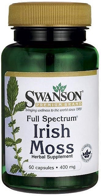 Пищевая добавка "Ирландский мох" - Swanson Full Spectrum Irish Moss — фото N1