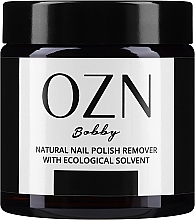 Жидкость для снятия лака в банке - OZN Bobby Nail Polish Remover — фото N1