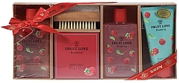 Духи, Парфюмерия, косметика Набор "Малина", 5 продуктов - Aurora Fruit Love Raspberry