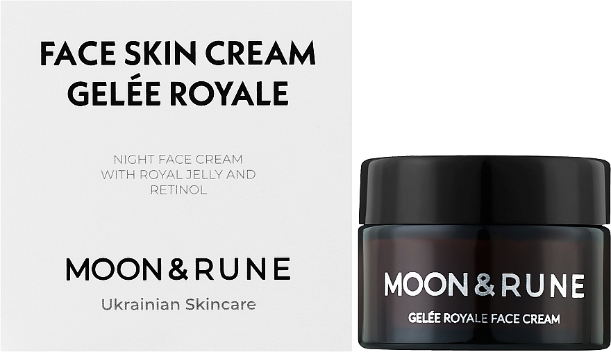 Ночной крем для лица с маточным молочком - Moon&Rune Gelee Royale Face Cream — фото N2