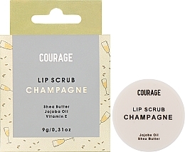Скраб для губ "Шампанское" - Courage Lip Scrub Champange — фото N2