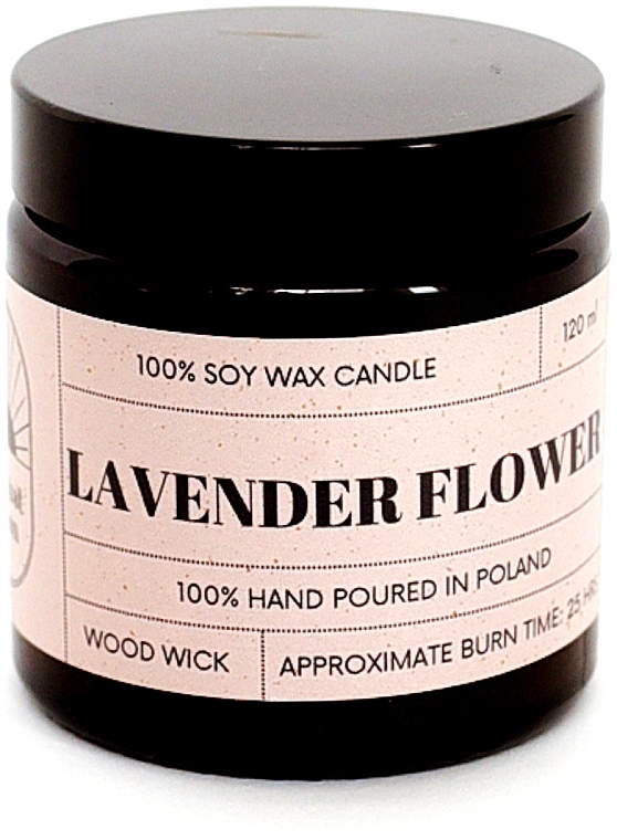 Ароматична соєва свічка "Квітка лаванди" - Koszyczek Natury Lavender Flower — фото N1