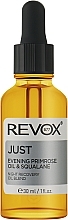 Восстанавливающее масло для лица - Revox Just Evening Primrose Oil & Squalane — фото N1