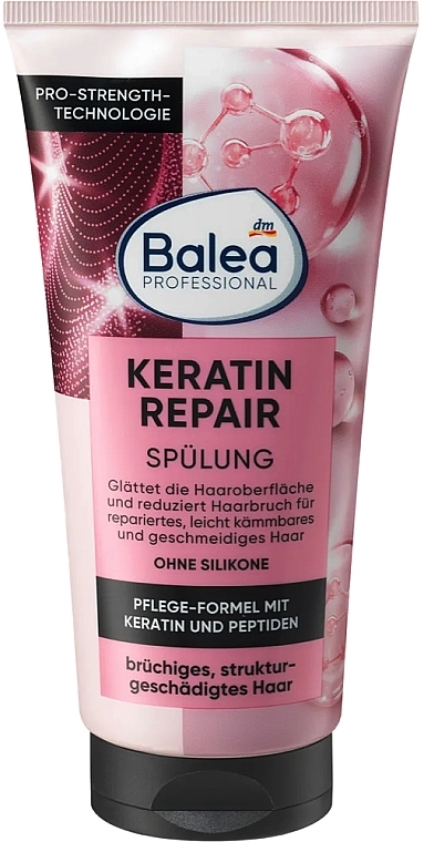Професійний кондиціонер для волосся - Balea Professional Keratin Repair Conditioner — фото N1