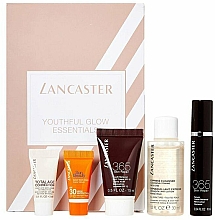 Духи, Парфюмерия, косметика Набор - Lancaster Youthful Glow Essentials (f/ser/10ml + f/cr/15ml + f/oil/3ml + f/cr/3ml + f/clean/30ml)