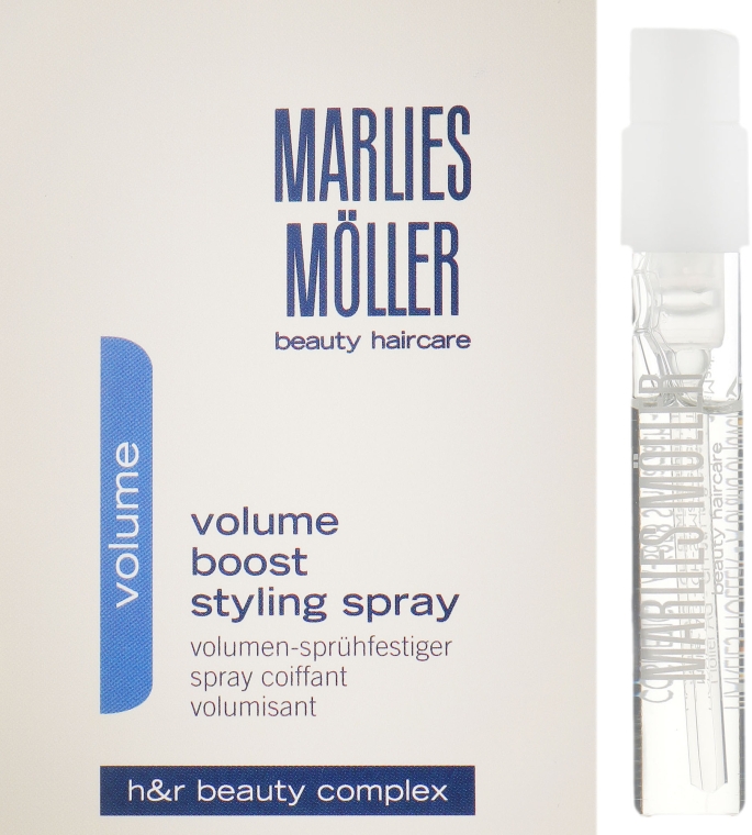 Спрей для надання об'єму волоссю - Marlies Moller Volume Boost Styling Spray (пробник) — фото N1