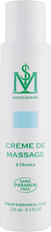 Крем для масажу з Арнікою - Medicafarm Body Care Creme De Massage — фото N1