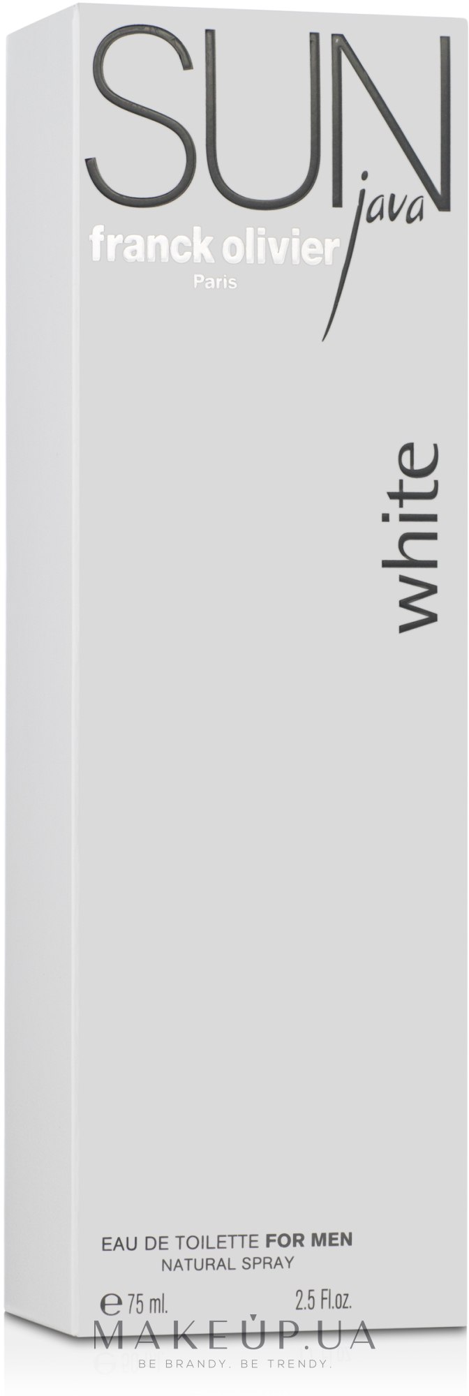 Franck Olivier Sun Java White for Men - Туалетна вода — фото 75ml