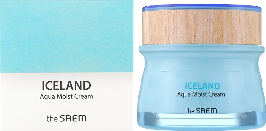 Крем для лица увлажняющий - The Saem Iceland Aqua Moist Cream — фото N2
