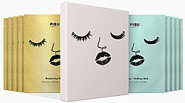 Духи, Парфюмерия, косметика Набор - Pibu Beauty Summer Collection Hydrate & Glow (f/mask/10x29ml)