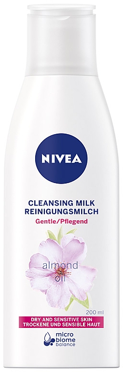 Молочко ніжне очищуюче для сухої і чутливої шкіри - NIVEA Visage Indulging Cleansing Milk — фото N1