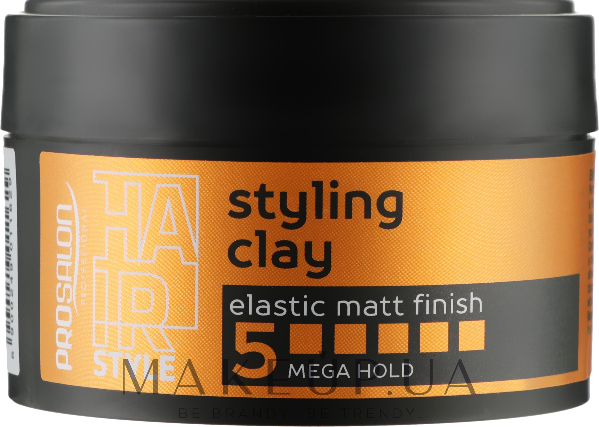 Глина для моделювання волосся, рівень 5 - Prosalon Styling Hair Style Styling Clay Elastic Matt Finish 5 Mega Hold — фото 100ml