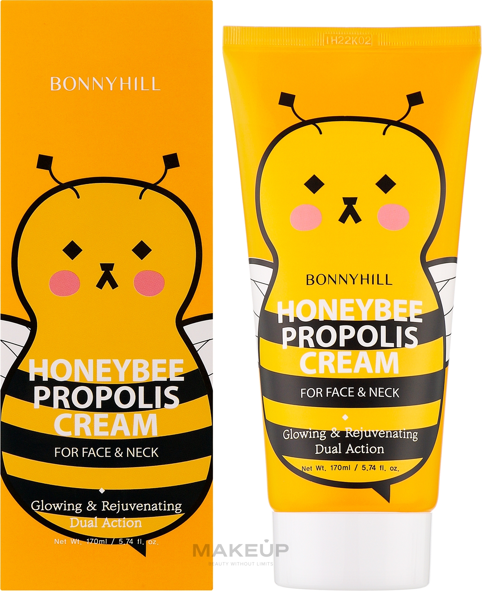 Крем для лица и шеи с экстрактом меда - Bonnyhill Honeybee Propolis Cream — фото 170ml
